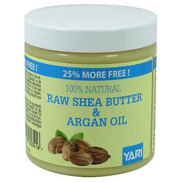 Yari 100% Natural Raw Shea Butter &amp; Argan Oil 250 ml