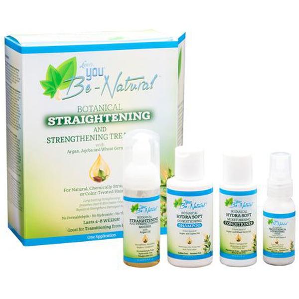 You Be-Natural Botanical Straightening &amp; Strengthening Treatment Kit