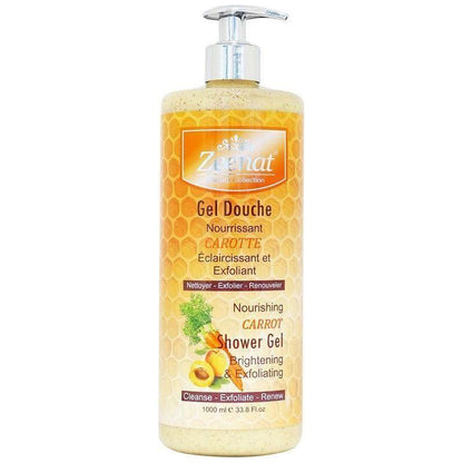 Zeenat Carrot Shower Gel Brightening &amp; Exfoliating 1000ml - gtworld.de