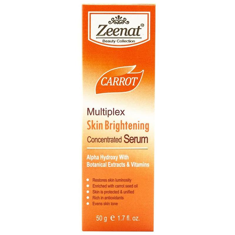 Zeenat Carrot Multiplex Skin Brightening Concetrated Serum 50G