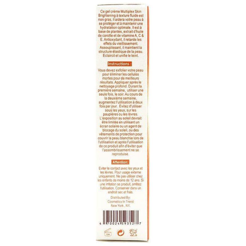 Zeenat Carrot Multiplex Skin Brightening Gel Cream 30G