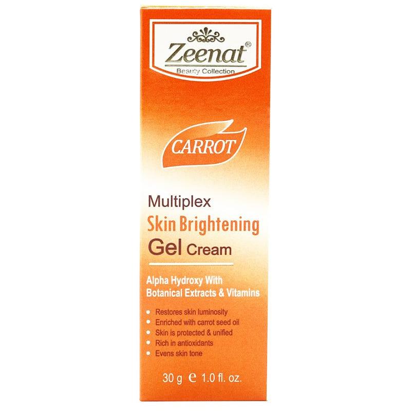 Zeenat Carrot Multiplex Skin Brightening Gel Cream 30G