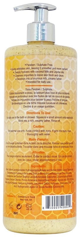 Zeenat Carrot Shower Gel Brightening &amp; Exfoliating 1000ml