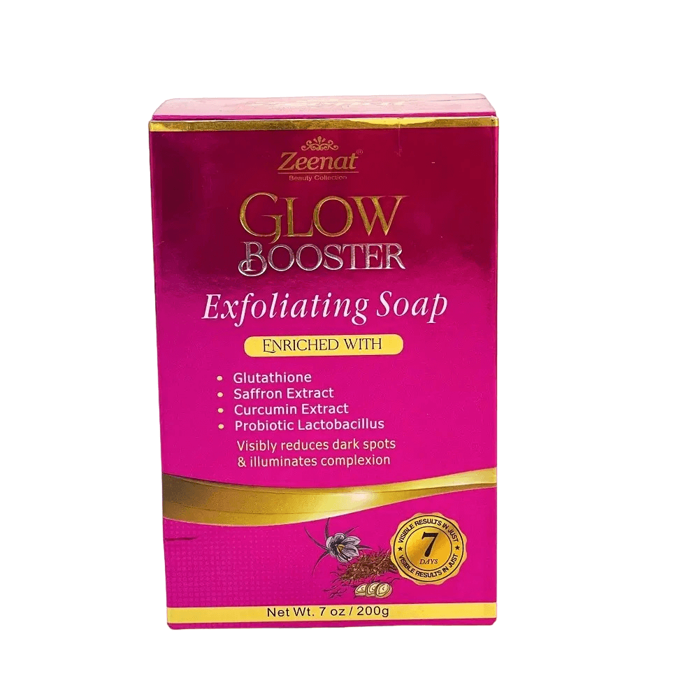 Zeenat Glow Booster Exfoliating Soap 7 Oz / 200g