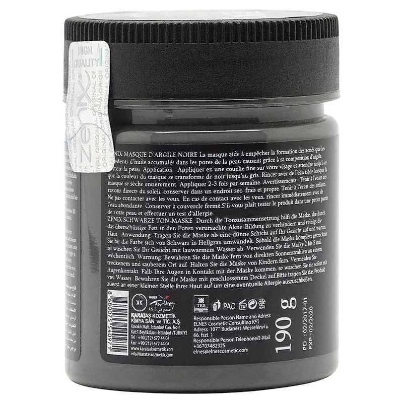 Zenix Black Mask Clay Effect 190g