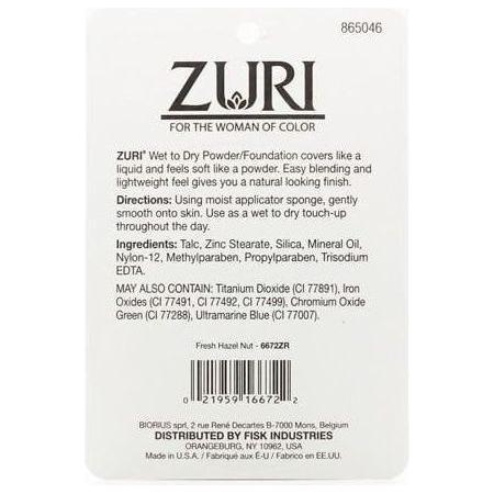 Zuri Naturally Sheer Wet to Dry Powder/Foundation 11g - Gtworld.de