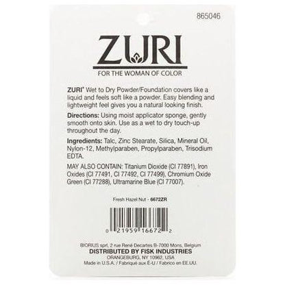 Zuri Naturally Sheer Wet to Dry Powder/Foundation 11g - Gtworld.de