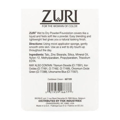 Zuri Naturally Sheer Wet to Dry Powder/Foundation 11g - Gtworld.de