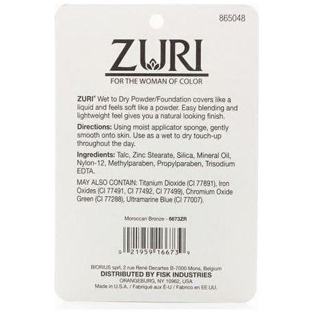 Zuri Naturally Sheer Wet to Dry Powder/Foundation 11g - Gtworld.de