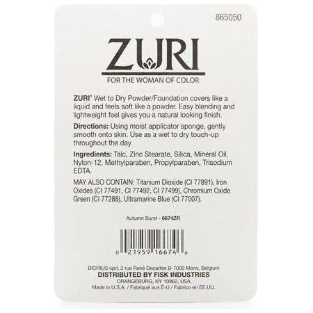 Zuri Naturally Sheer Wet to Dry Powder/Foundation 11g - Gtworld.de