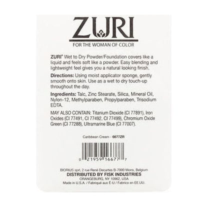 Zuri Naturally Sheer Wet to Dry Powder/Foundation 11g