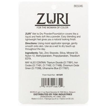 Zuri Naturally Sheer Wet to Dry Powder/Foundation 11g