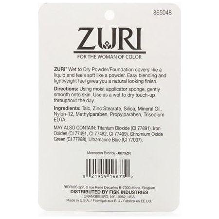 Zuri Naturally Sheer Wet to Dry Powder/Foundation 11g