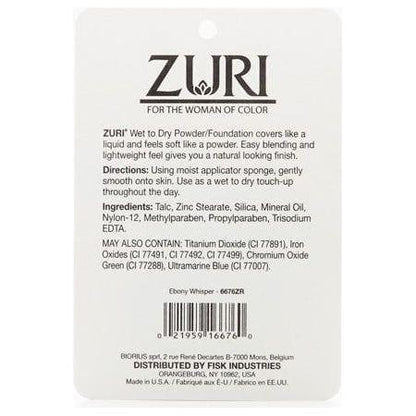 Zuri Naturally Sheer Wet to Dry Powder/Foundation 11g